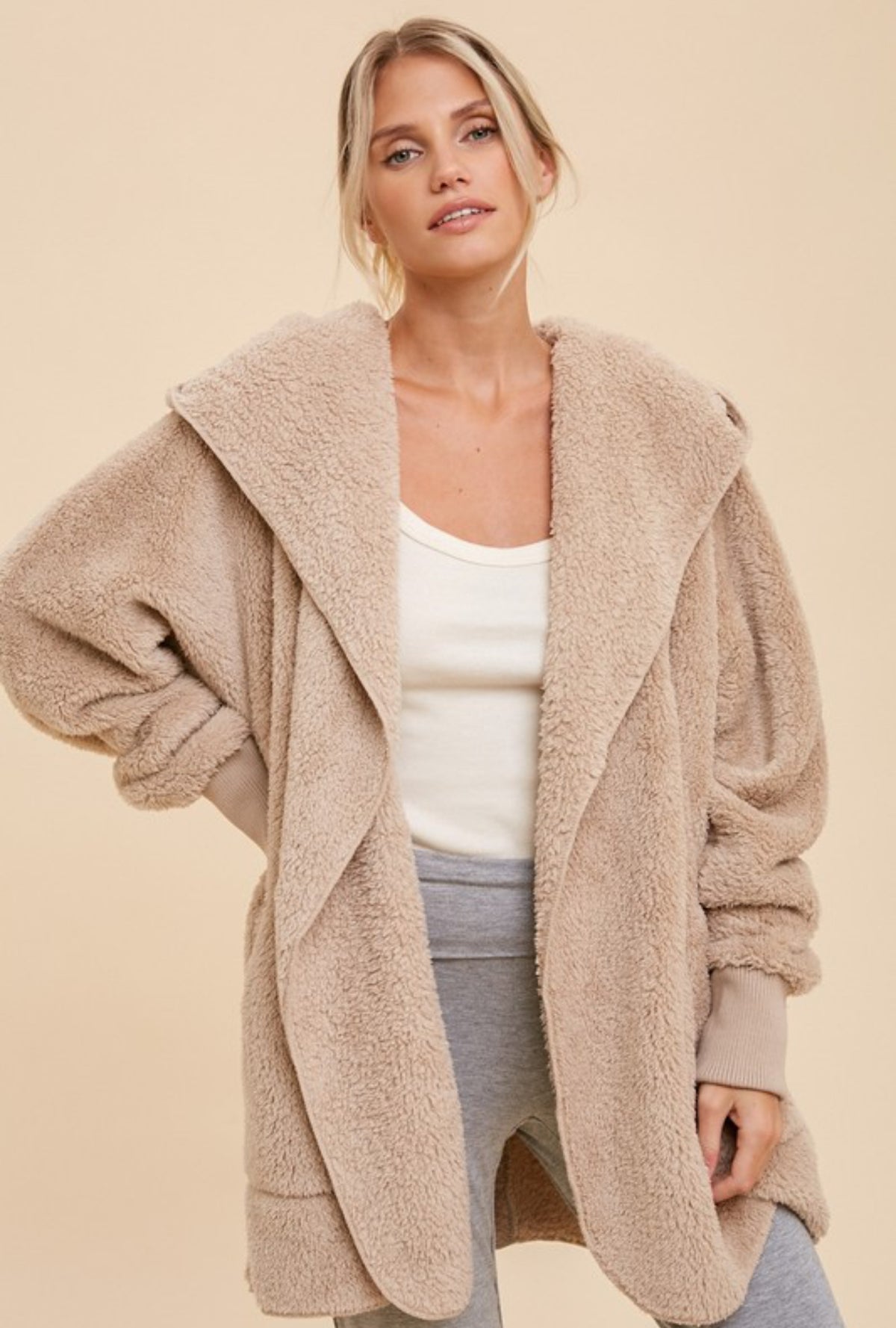 Faux Fur Hooded Jacket