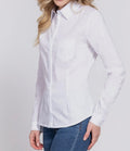 Long Sleeve Button Down Stretch Poplin Shirt